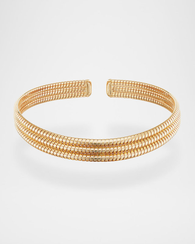 18K Yellow Gold Trisolina Collar